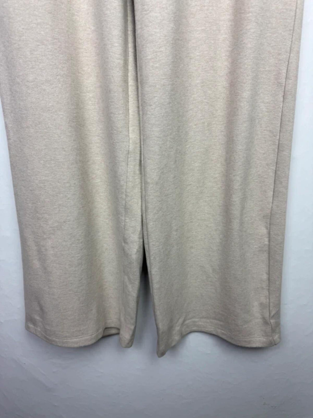NEW Ex M&S Beige Wide Leg Fleece Leggings Joggers - Girls 15-16 Years