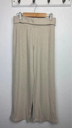 NEW Ex M&S Beige Wide Leg Fleece Leggings Joggers - Girls 13-14 Years