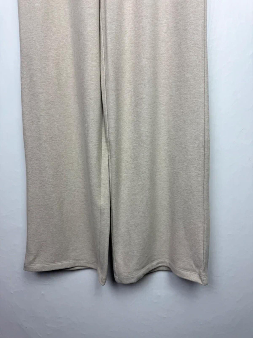 NEW Ex M&S Beige Wide Leg Fleece Leggings Joggers - Girls 11-13 Years