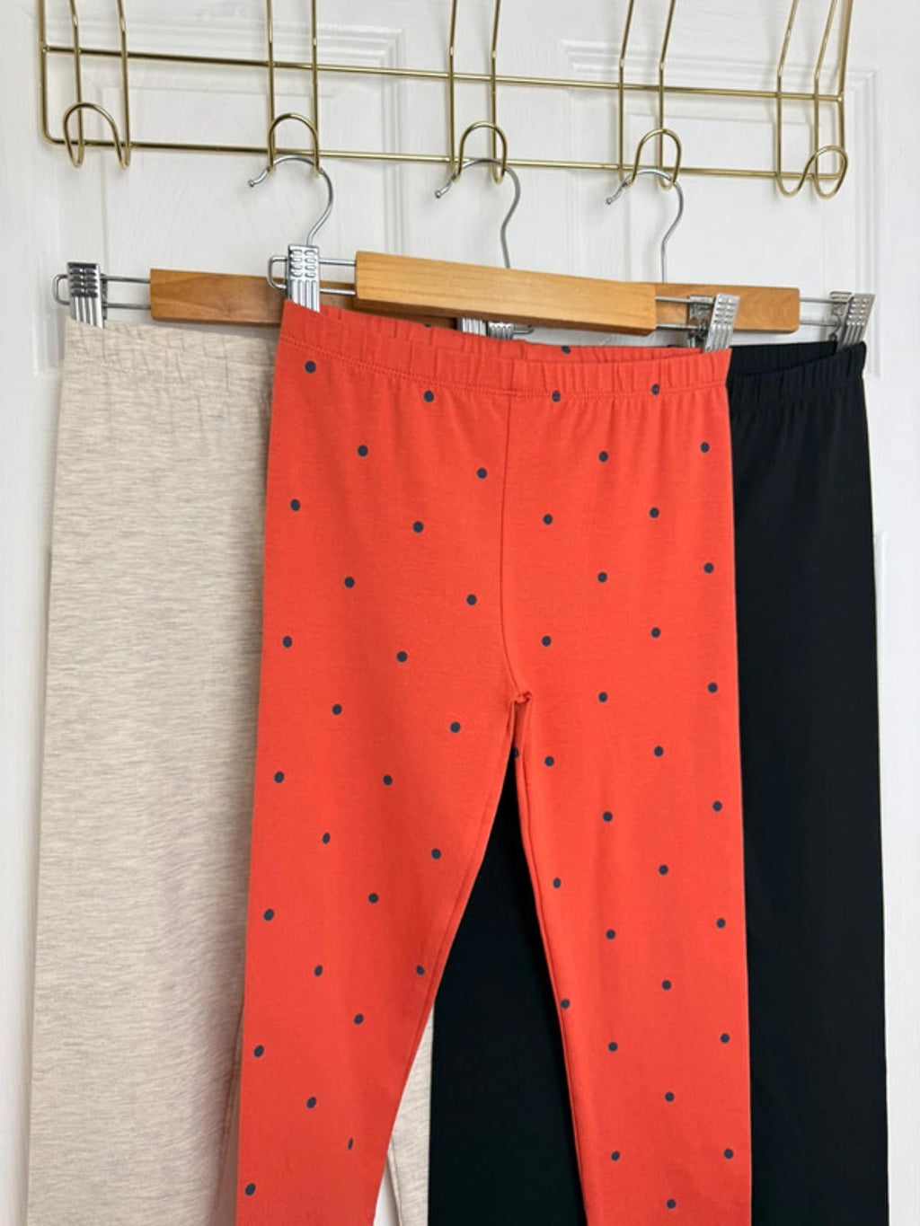 NEW Ex TU Girls Leggings Bundle Beige, Rust & Black Girls 8 Years - Back On The Shelves High Street Discount Outlet Online UK