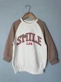 NEW Ex M&S Cotton Rich Smile Club Long Sweater Jumper - Girls 4-5 Years