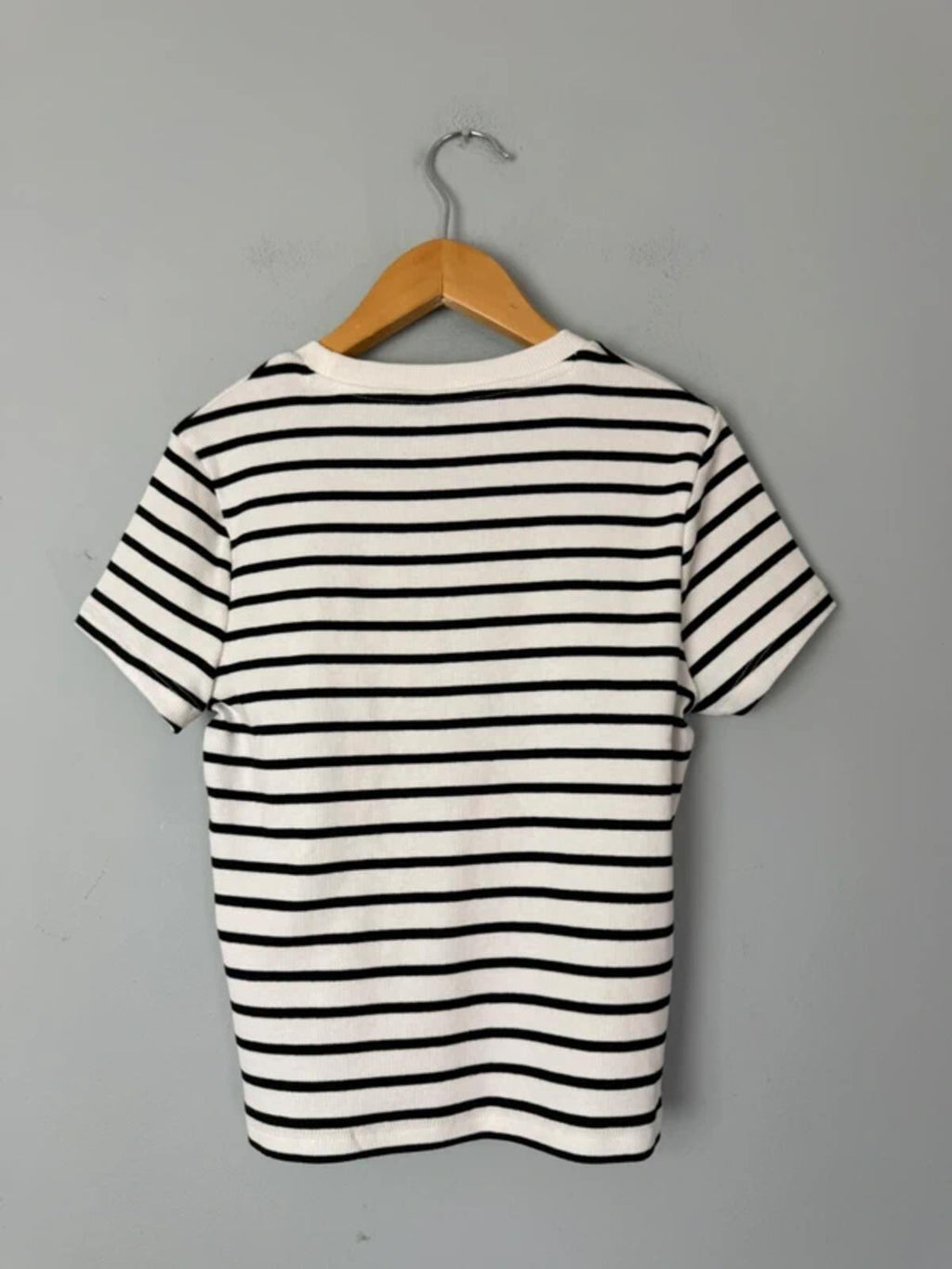 NEW Ex M&S Striped Short Sleeve Weekend Club Top - Girls 11-12 Years