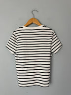 NEW Ex M&S Striped Short Sleeve Weekend Club Top - Girls 11-12 Years
