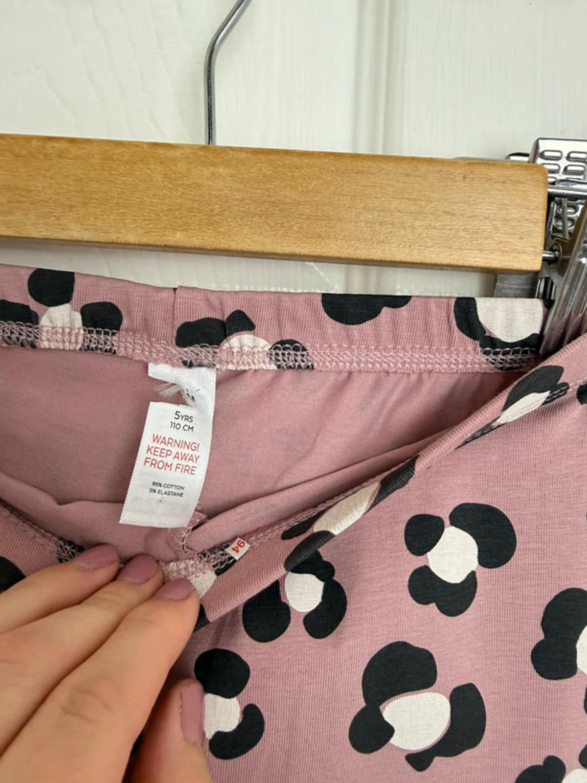 NEW Ex TU 2 Pack Animal Print & Grey Leggings Girls 5 Years - Back On The Shelves High Street Discount Outlet Online UK