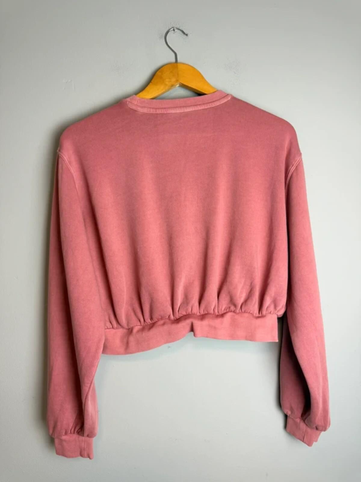 NEW Ex M&S Pink Stockholm Sweden Cropped Jumper Sweater - Girls 13-14 Years