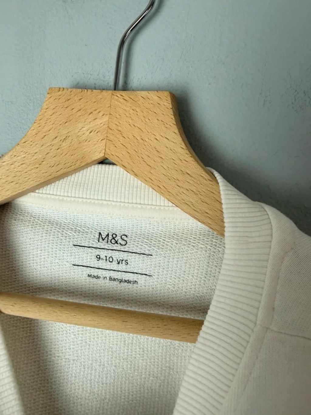 NEW Ex M&S Cream Kitten Cropped Sweater Jumper - Girls 9-10 Years