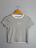 NEW Ex M&S Weekend Club Short Sleeve Ribbed Summer Top - Girls 13-14 Years