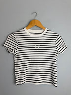 NEW Ex M&S Weekend Club Short Sleeve Ribbed Summer Top - Girls 13-14 Years