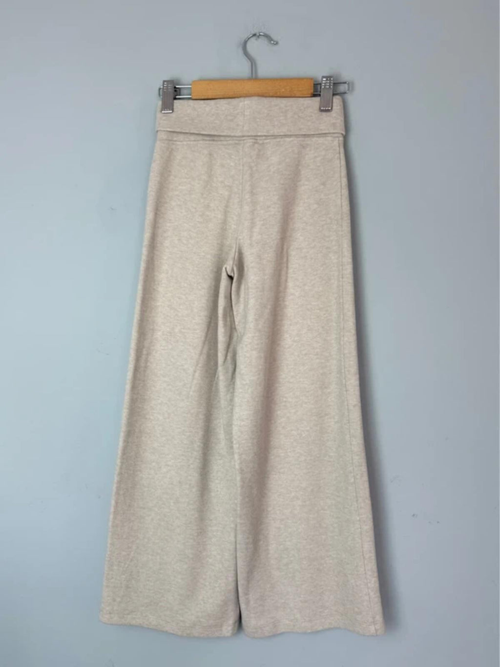 NEW Ex M&S Wide Leg Beige Jogging Bottoms - Girls 8-9 Years