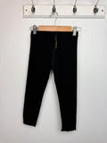 NEW Next Plain Black Leggings - Girls 4-5 Years
