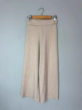 NEW Ex M&S Wide Leg Beige Jogging Bottoms - Girls 8-9 Years