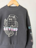 NEW Ex M&S Black Step Beyond Limits Sweater Jumper - Boys 5-6 Years