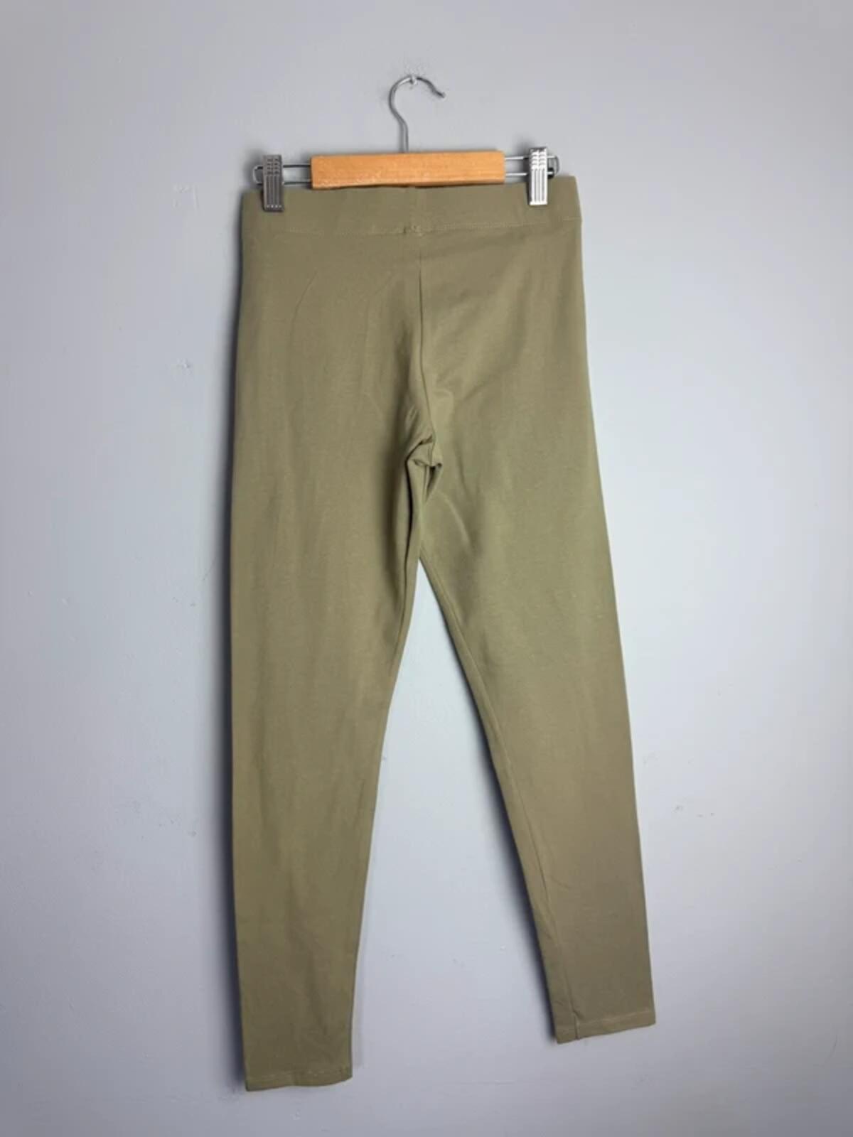 NEW Ex M&S Green Khaki Leggings - Girls 13-14 Years