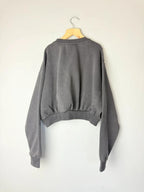 NEW Ex M&S Wicked Emerald City Black & Green Cropped Jumper Sweater - Girls 11-12 Years