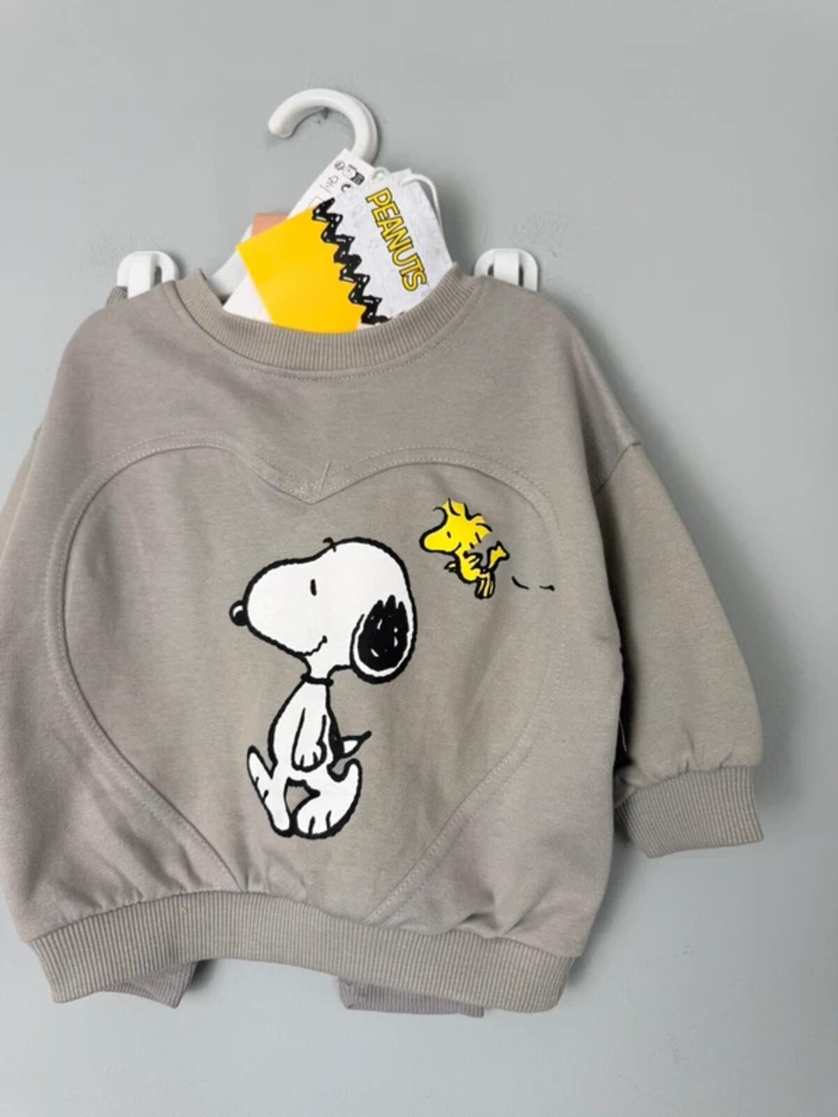 NEW Lefties Peanuts Snoopy Jumper & Leggings Co-ord Set - Unisex 3-6 Months
