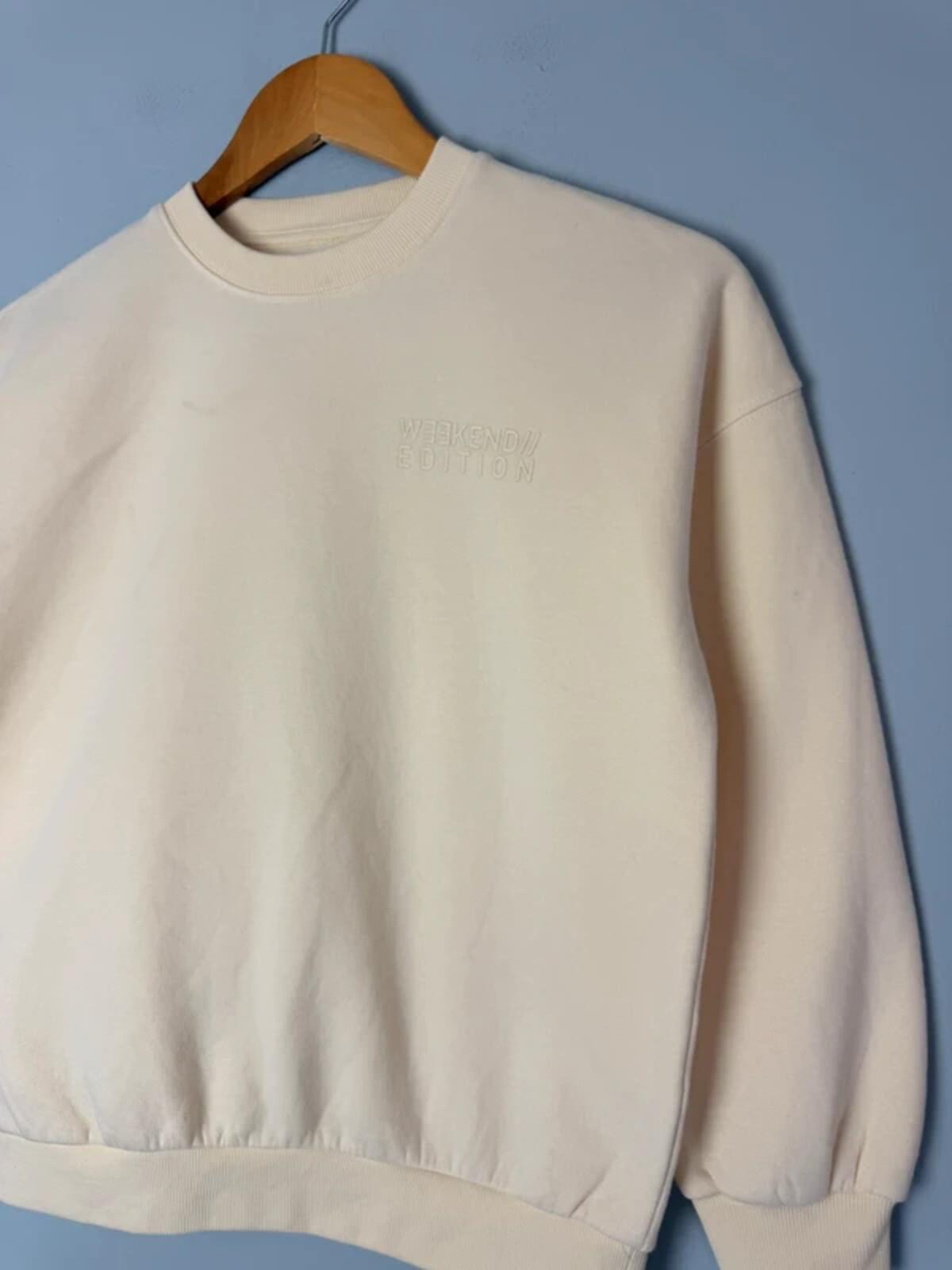 NEW Ex M&S Light Yellow Weekend Edition Sweater Jumper - Girls 10-11 Years