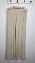 NEW Ex M&S Beige Wide Leg Fleece Leggings Joggers - Girls 15-16 Years