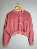 NEW Ex M&S Pink Stockholm Sweden Cropped Jumper Sweater - Girls 13-14 Years