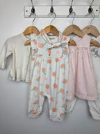 Mantaray Next Rabbit & Bear Romper & Dress Bundle - Baby Girls 3-6 Months