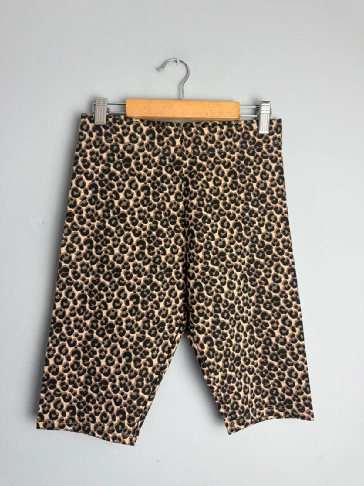 NEW Ex M&S Leopard Print Cycle Shorts - Girls 13-14 Years