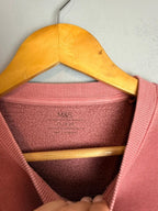 NEW Ex M&S Pink Stockholm Sweden Cropped Jumper Sweater - Girls 13-14 Years