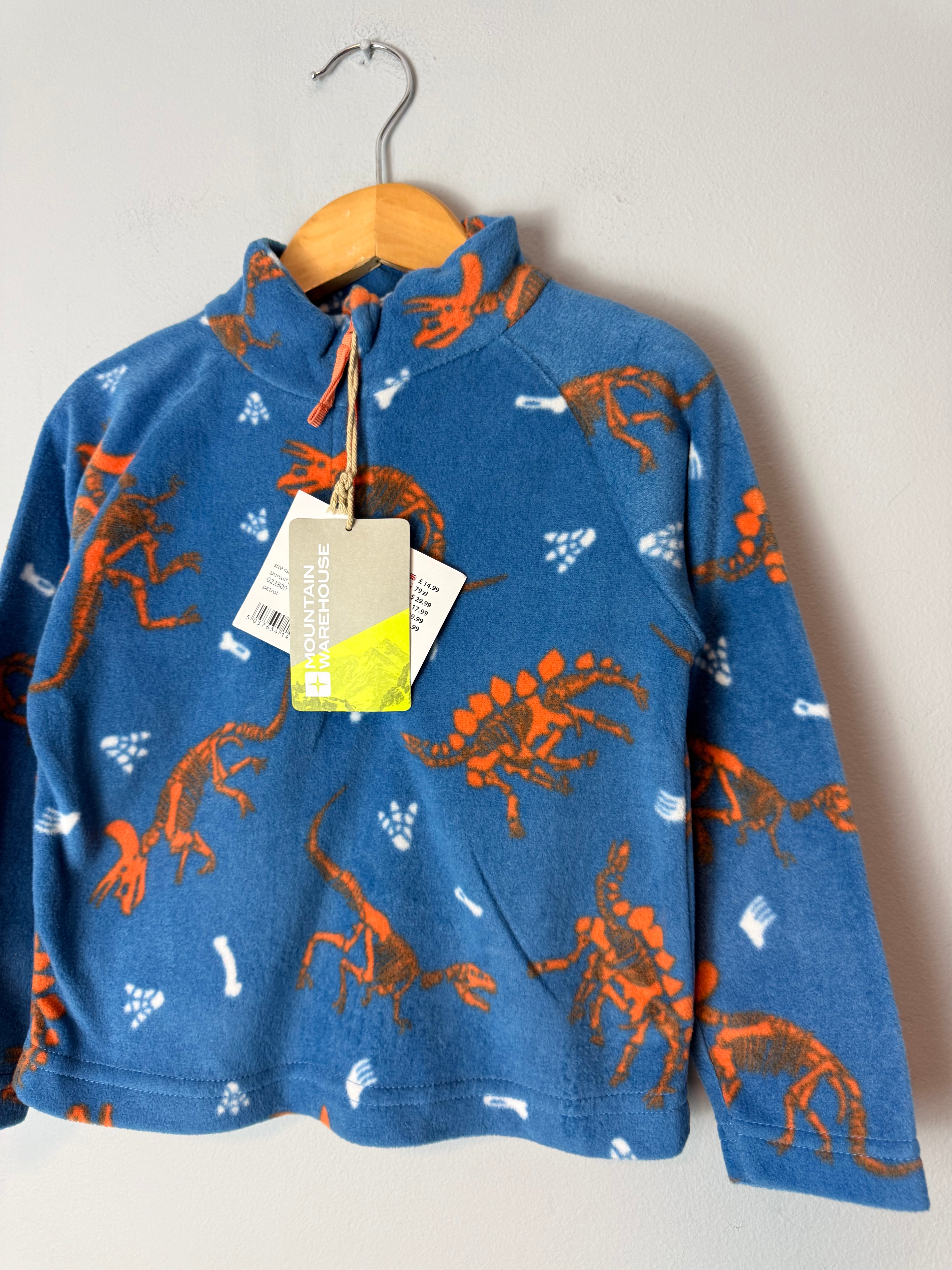 NEW Mountain Warehouse Dinosaur Fleece - Boys 2-3 Years