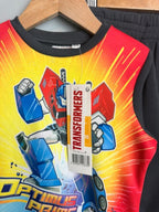 NEW Transformers Optimus Prime 2 Piece Tracksuit Jumper & Joggers - Boys 3 Years