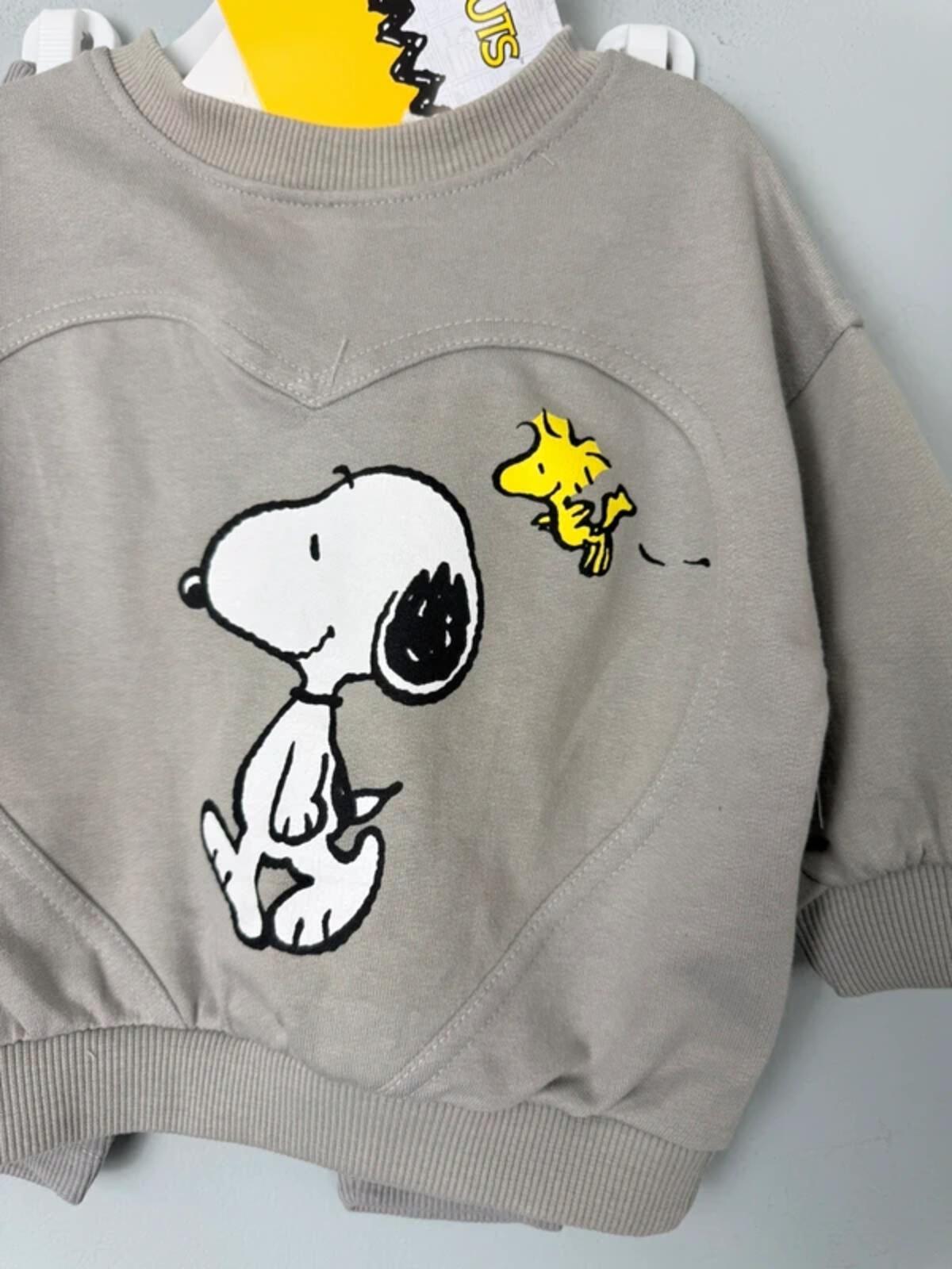 NEW Lefties Peanuts Snoopy Jumper & Leggings Co-ord Set - Unisex 3-6 Months
