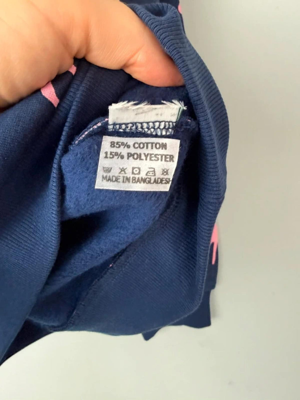 NEW Ex M&S Navy & Pink Unicorn Sweater Jumper - Girls 7-8 Years