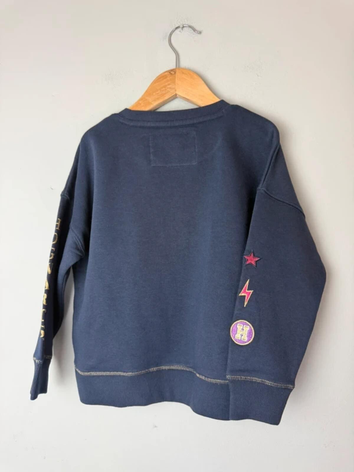 NEW Ex M&S Harry Potter Hogwarts Navy Jumper Sweatshirt - Unisex 5-6 Years