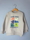 NEW Ex M&S Cotton Rich Good Times Jumper Sweater - Boys 4-5 Years
