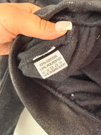 NEW Ex M&S Black Foil Detailed Sweater Jumper - Girls 8-9 Years