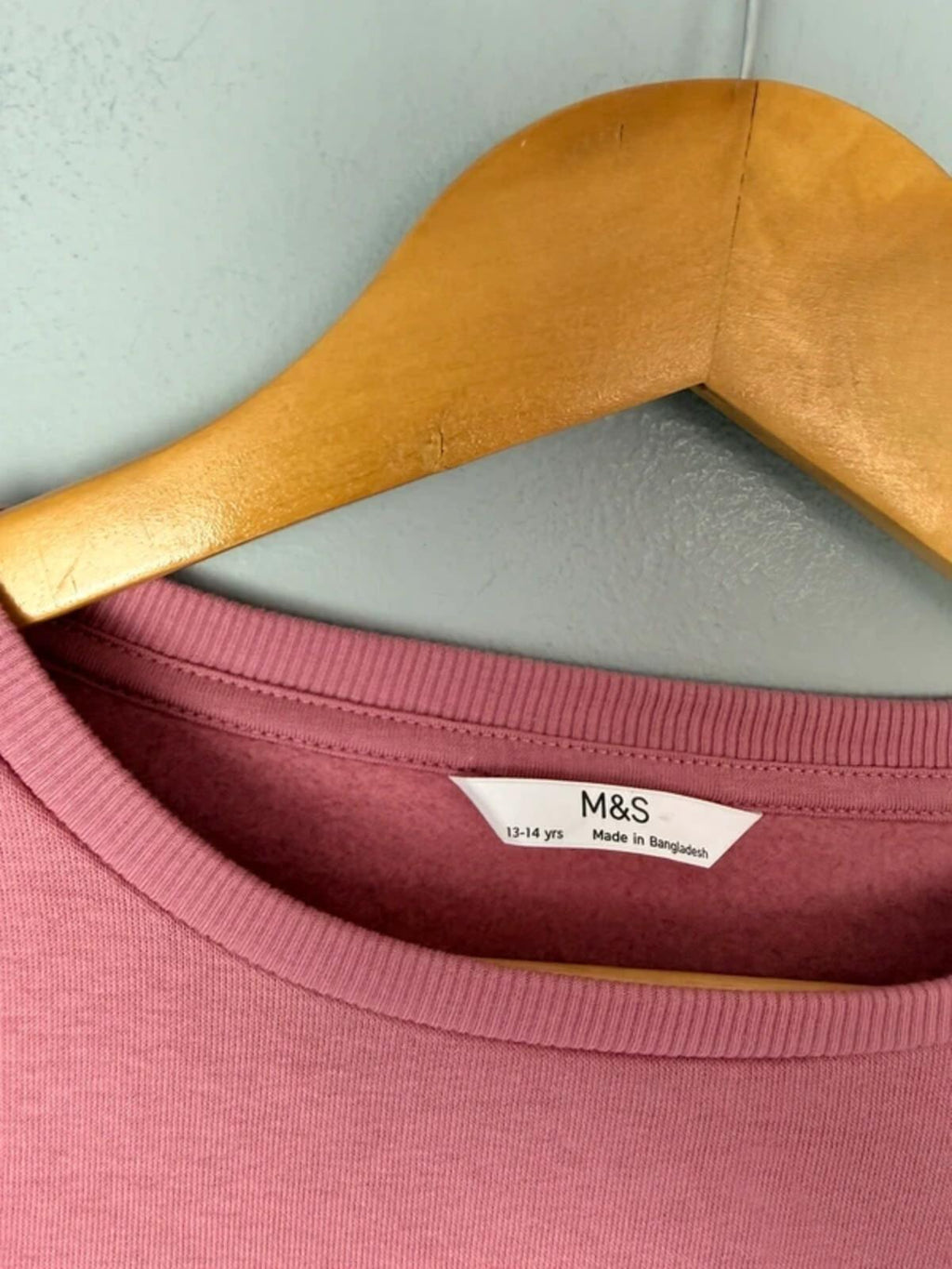 NEW Ex M&S Pink Wild Soul Horse Sweater Jumper - Girls 13-14 Years
