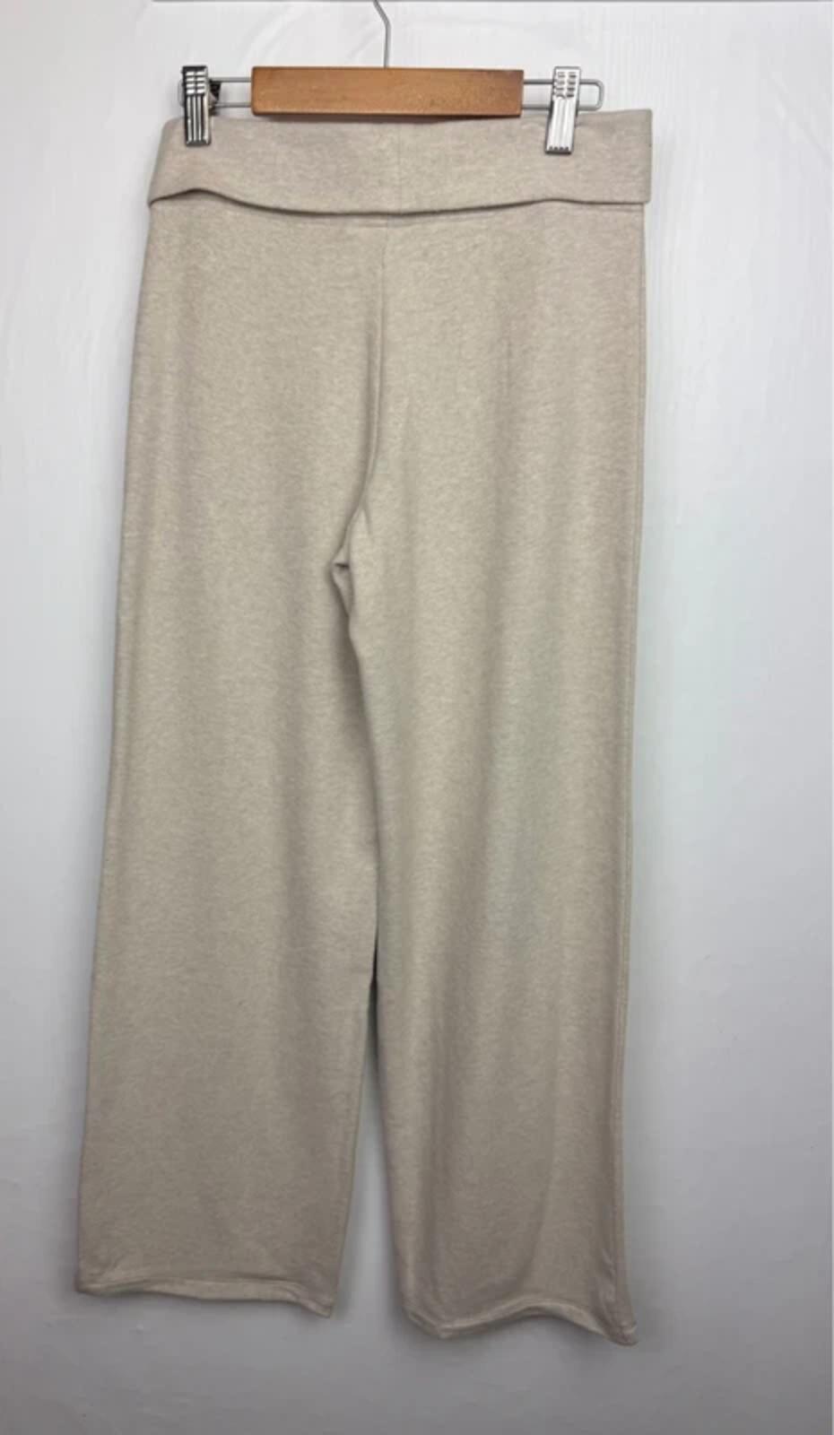 NEW Ex M&S Beige Wide Leg Fleece Leggings Joggers - Girls 11-13 Years