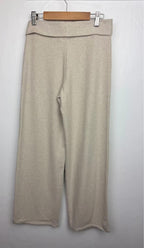 NEW Ex M&S Beige Wide Leg Fleece Leggings Joggers - Girls 11-13 Years