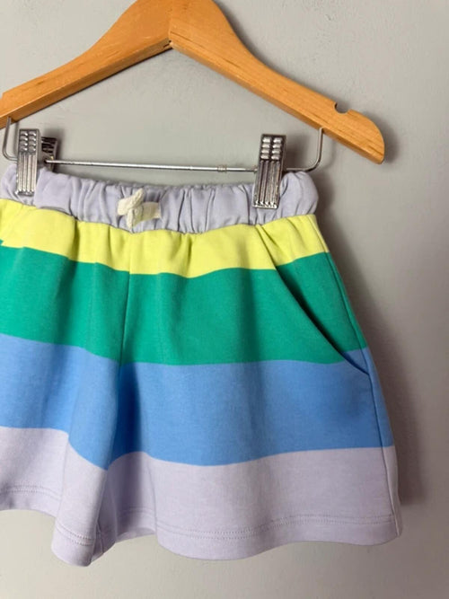 Ex M&S Kids 100% Cotton Multicolour Striped Shorts – Unisex 2 - 3 Years - Discounted high street clothing for children, ladies and men including everyday wear and seasonal styles. UK online