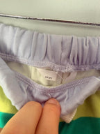 Ex M&S Kids 100% Cotton Multicolour Striped Shorts – Unisex 4–5 Years - Discounted high street clothing for children, ladies and men including everyday wear and seasonal styles. UK online