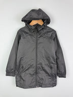Ex Regatta Black Navy Packaway Rain Jacket - Unisex 2 - 13 Years - Discounted high street clothing for children, ladies and men including everyday wear and seasonal styles. UK online