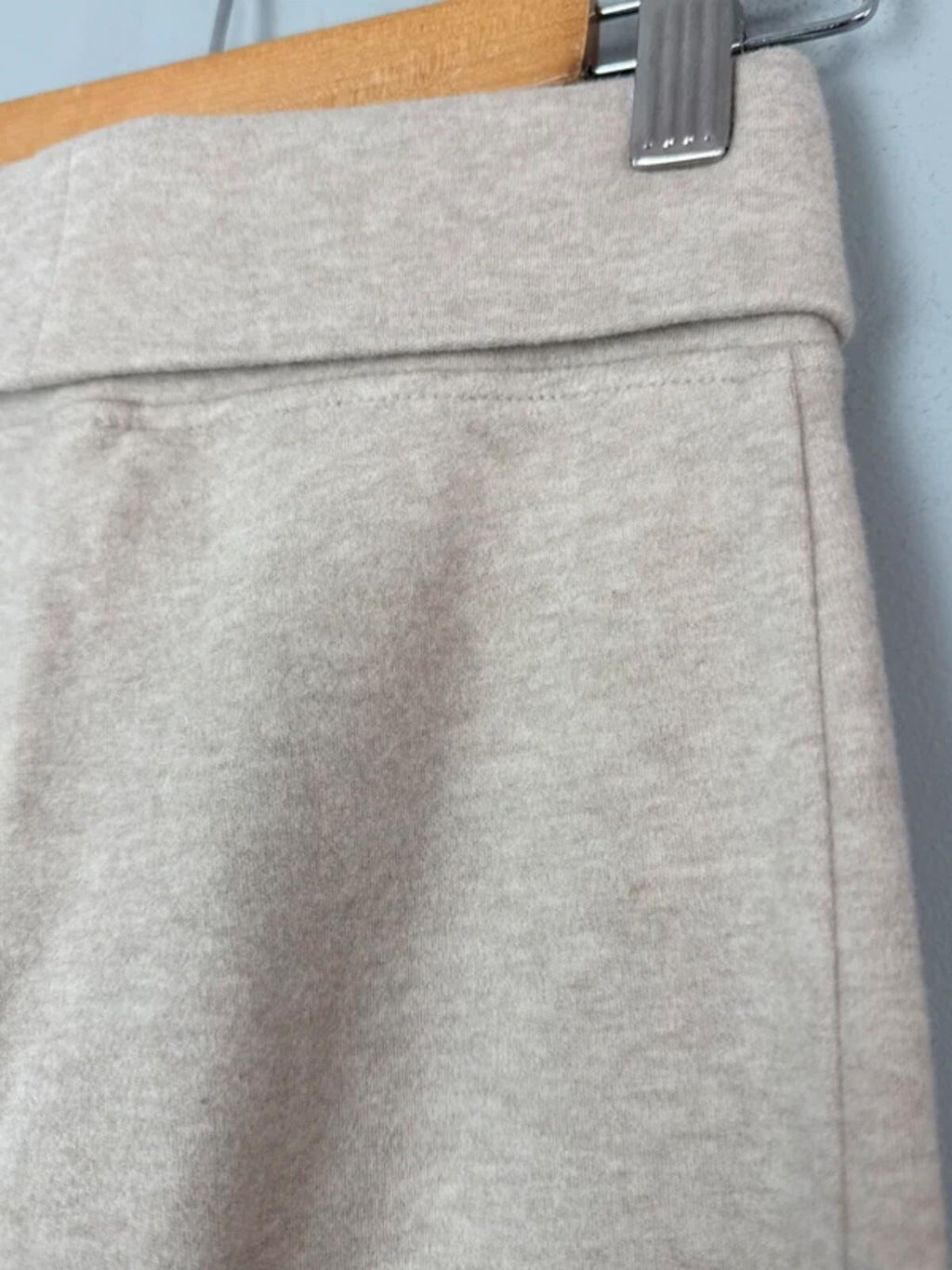 NEW Ex M&S Wide Leg Beige Jogging Bottoms - Girls 8-9 Years