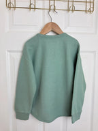 🦖 Ex M&S Kids Green Waffle Knit Lined Sweater | Dinosaur | 5 - 6 Years - Back On The Shelves High Street Discount Outlet Online UK