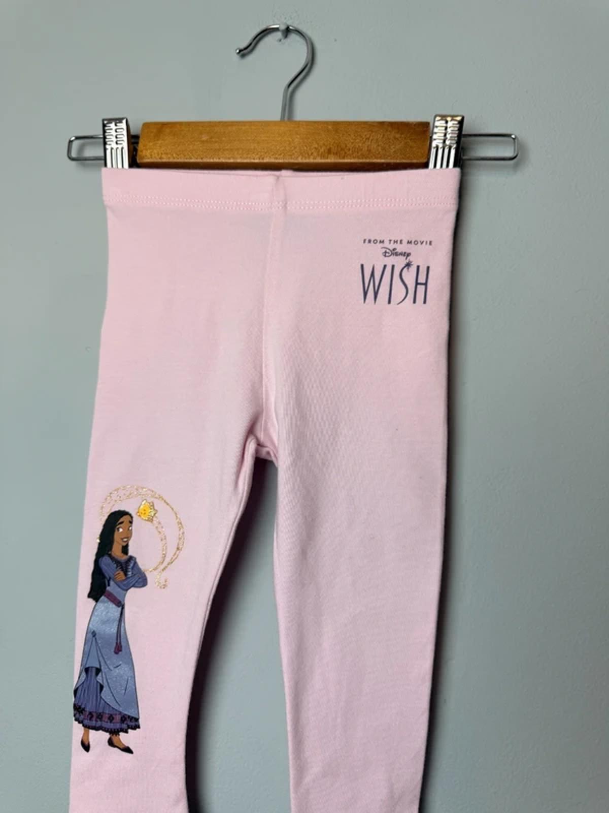 F&F Disney Wish Pink Leggings - Girls 12 - 18 Months - Discounted high street clothing for children, ladies and men including everyday wear and seasonal styles. UK online