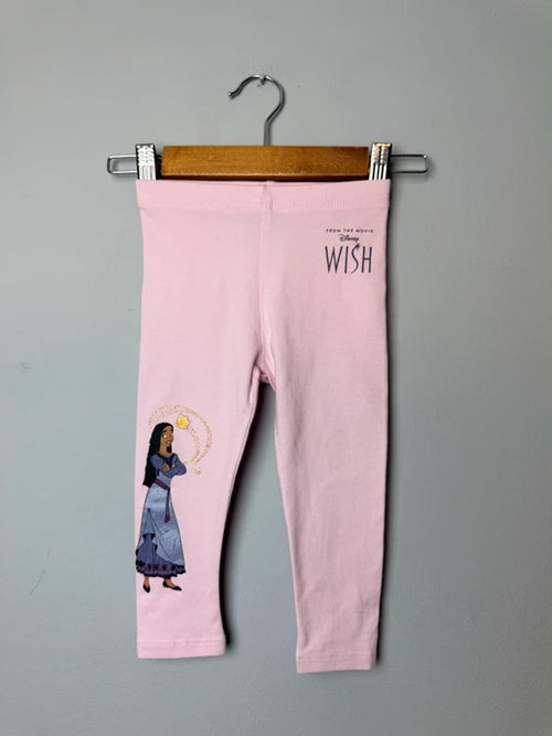 F&F Disney Wish Pink Leggings - Girls 12 - 18 Months - Discounted high street clothing for children, ladies and men including everyday wear and seasonal styles. UK online