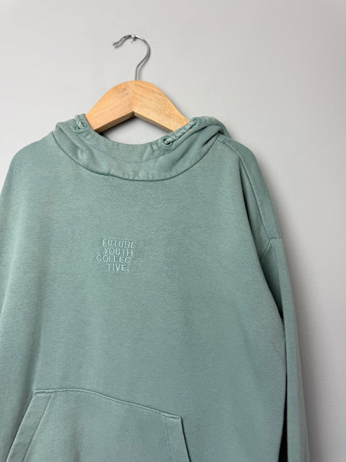 F&F Teal Future Youth Hoodie - Boys 9 - 10 Years - Discounted high street clothing for children, ladies and men including everyday wear and seasonal styles. UK online