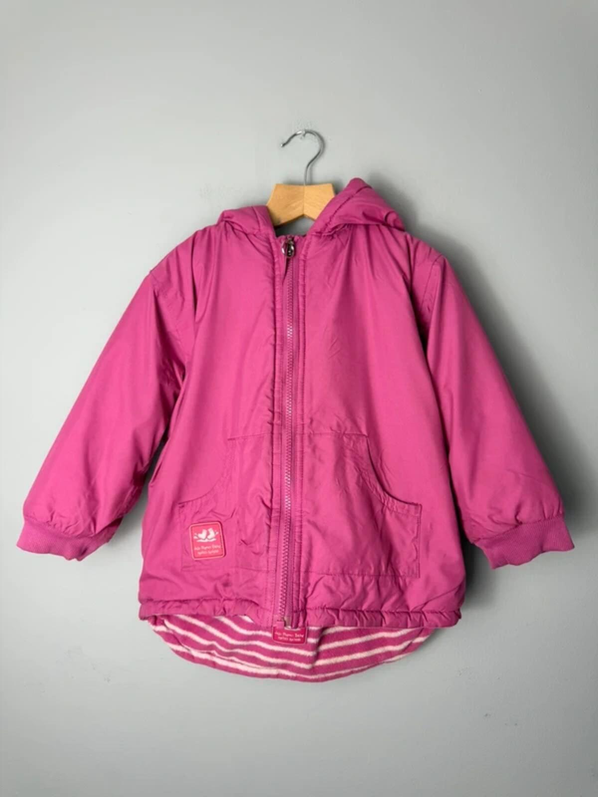 Jojo Maman Bebe Pink Reversible Warm Jacket Coat - Girls 4 - 5 Years - Discounted high street clothing for children, ladies and men including everyday wear and seasonal styles. UK online