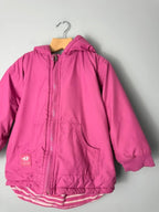 Jojo Maman Bebe Pink Reversible Warm Jacket Coat - Girls 4 - 5 Years - Discounted high street clothing for children, ladies and men including everyday wear and seasonal styles. UK online