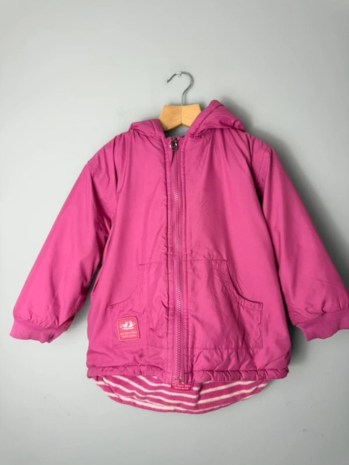 Jojo Maman Bebe Pink Reversible Warm Jacket Coat - Girls 4 - 5 Years - Discounted high street clothing for children, ladies and men including everyday wear and seasonal styles. UK online
