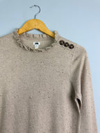 Ladies Ex RI Speckled Fine Knit Jumper - Size XS - Discounted high street clothing for children, ladies and men including everyday wear and seasonal styles. UK online