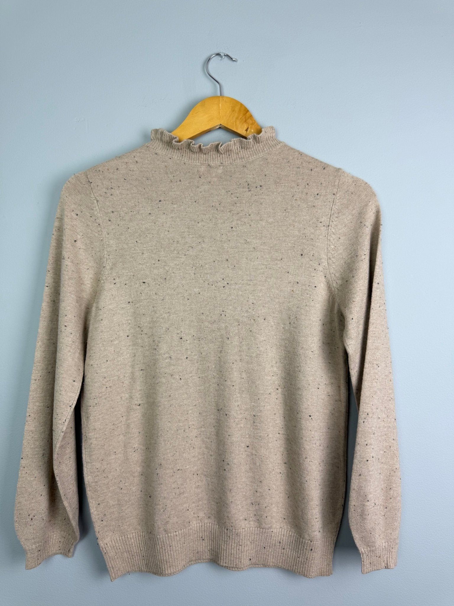 Ladies Ex RI Speckled Fine Knit Jumper - Size XS - Discounted high street clothing for children, ladies and men including everyday wear and seasonal styles. UK online
