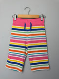 Mini Boden Rainbow Striped Cotton Shorts - Girls 7 Years - Discounted high street clothing for children, ladies and men including everyday wear and seasonal styles. UK online