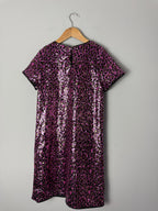 M&S Pink Purple Sequin Party Dress - Girls 10 - 11 Years - Discounted high street clothing for children, ladies and men including everyday wear and seasonal styles. UK online